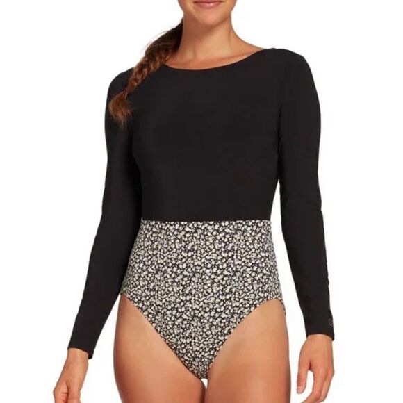 NWT CALIA by Carrie Underwood Tie Back One Piece LS Swimsuit 6 - Picture 2 of 11